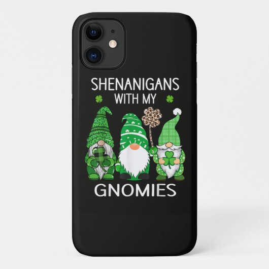 St Patricks Day Glückskleeblatt Leopard Case-Mate iPhone Hülle (Rückseite)