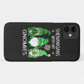 St Patricks Day Glückskleeblatt Leopard Gnome Case-Mate iPhone Hülle (Rückseite (Horizontal))