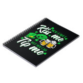 St. Patricks Day Glückskleeblatt Notizblock (Linke Seite)