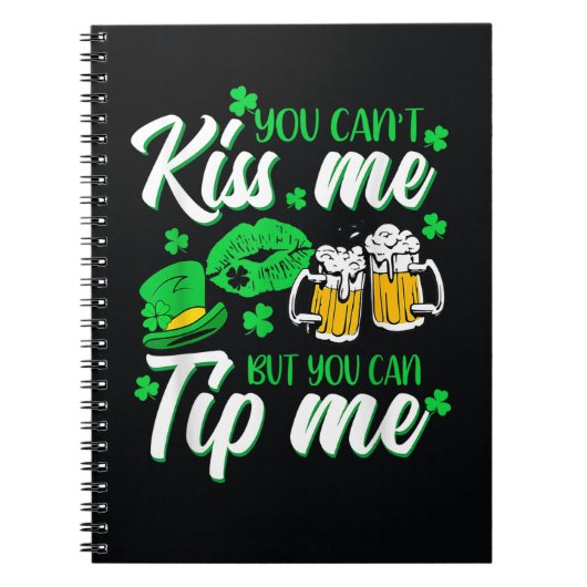 St. Patricks Day Glückskleeblatt Notizblock (Vorderseite)