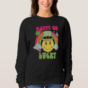 St Patricks Day Glückspilz Regenbogen Glückliches  Sweatshirt