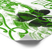 St. Patrick's Day Glücksposter Poster (Ecke)
