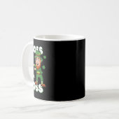 St Patricks Day glüht wie Boss Leprechaun Boys Kaffeetasse (Vorderseite Links)