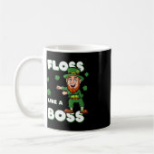 St Patricks Day glüht wie Boss Leprechaun Boys Kaffeetasse (Links)