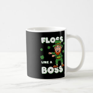 St Patricks Day glüht wie Boss Leprechaun Boys Kaffeetasse