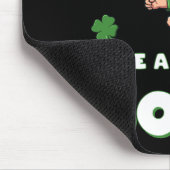 St Patricks Day glüht wie Boss Leprechaun Boys Mousepad (Ecke)