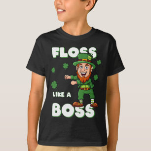 St Patricks Day glüht wie Boss Leprechaun Boys T-Shirt