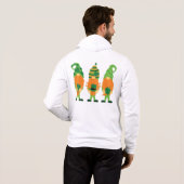 St. Patrick's Day Gnome-59065 Hoodie (Schwarz voll)