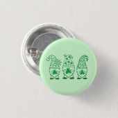 St. Patrick's Day Gnome-67845 Button (Vorne & Hinten)