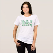 St. Patrick's Day Gnome-67845 Tri-Blend Shirt (Vorderseite voll)