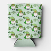 St. Patrick's Day Gnome Beer Can Cooler Dosenkühler (Vorderseite)