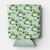St. Patrick's Day Gnome Beer Can Cooler Dosenkühler (Rückseite)