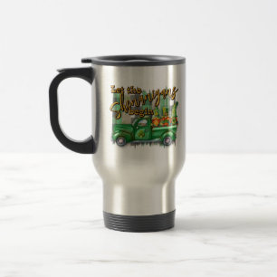 St. Patrick's Day Gnome im Truck-Unsinn Reisebecher