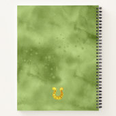 St. Patrick's Day Gnome im Vintagen Lkw Notizblock (Rückseite)