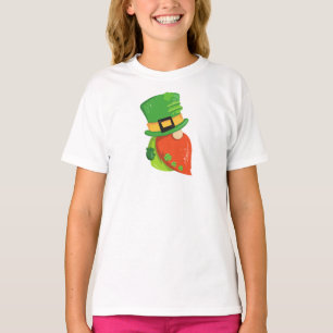 St. Patrick's Day Gnome, Leprechaun Hat, Clovers T-Shirt
