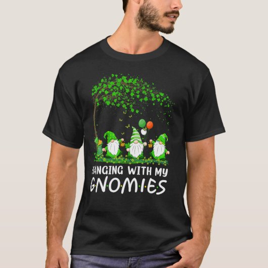 St Patricks Day Gnome mit meinen Gnomen Sham T-Shirt (Vorderseite)