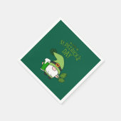 St. Patrick's Day Gnome Napkins Serviette (Ecke)