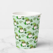St. Patrick's Day Gnome Paper Cup Pappbecher (Rückseite)