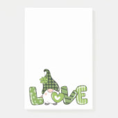 St. Patrick's Day Gnome Post-it Klebezettel (Vorderseite)