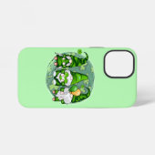 St. Patrick's Day Gnome Shamrock Gnome-54989 iPhone Hülle (Rückseite (Horizontal))