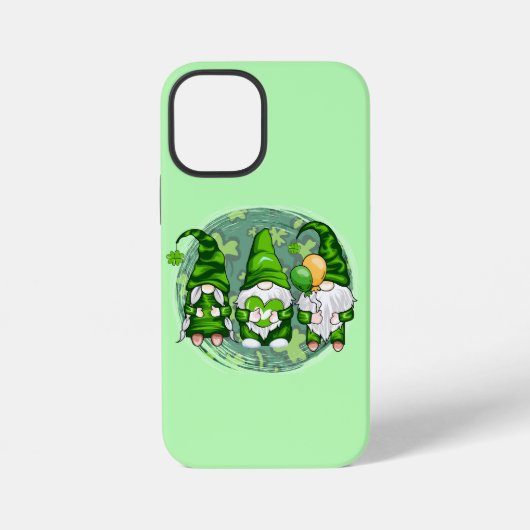 St. Patrick's Day Gnome Shamrock Gnome-54989 iPhone Hülle (Rückseite)