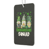 St Patricks Day Gnome Unfug Squad Heiliger Autolufterfrischer (Links)