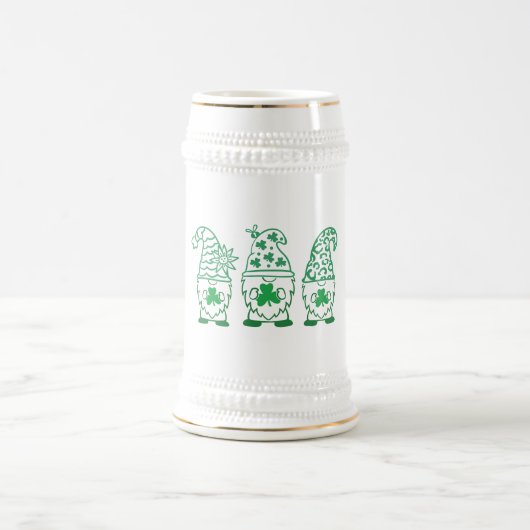 St. Patrick's Day Gnomes-60682 Bierglas (Mittel)