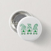 St. Patrick's Day Gnomes-60682 Button (Vorne & Hinten)