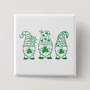 St. Patrick's Day Gnomes-60682 Button