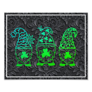 St. Patrick's Day Gnomes-60682 Fotodruck
