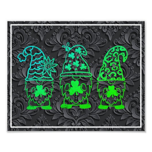 St. Patrick's Day Gnomes-60682 Fotodruck (Vorne)