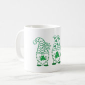 St. Patrick's Day Gnomes-60682 Kaffeetasse (Vorderseite Links)
