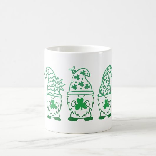 St. Patrick's Day Gnomes-60682 Kaffeetasse (Mittel)