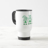 St. Patrick's Day Gnomes-60682 Reisebecher (Vorderseite Links)