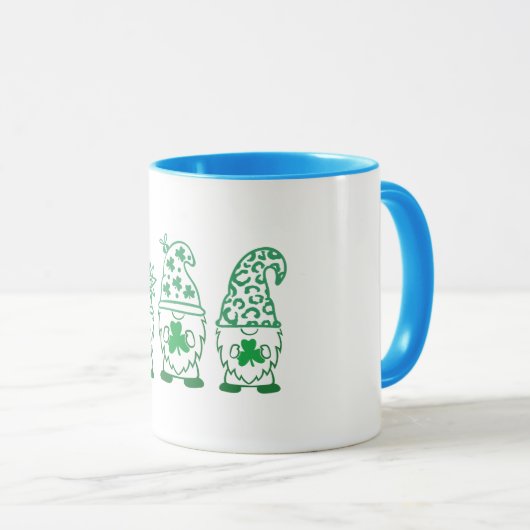 St. Patrick's Day Gnomes-60682 Tasse (VorderseiteRechts)