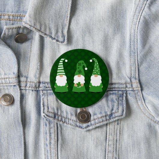 St Patricks Day Gnomes Button (Beispiel)