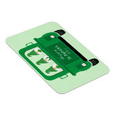 St. Patrick's Day Gnomes in Truck Magnet (Rechte Seite)