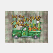 St. Patrick's Day Gnomes in Truck Shenanigans Fußmatte (Vorderseite)