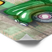 St. Patrick's Day Gnomes in Truck Shenanigans Poster (Ecke)