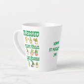 St Patrick's Day Gnomes Milchtasse (Linke Ecke)