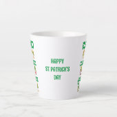 St Patrick's Day Gnomes Milchtasse (Vorderseite)