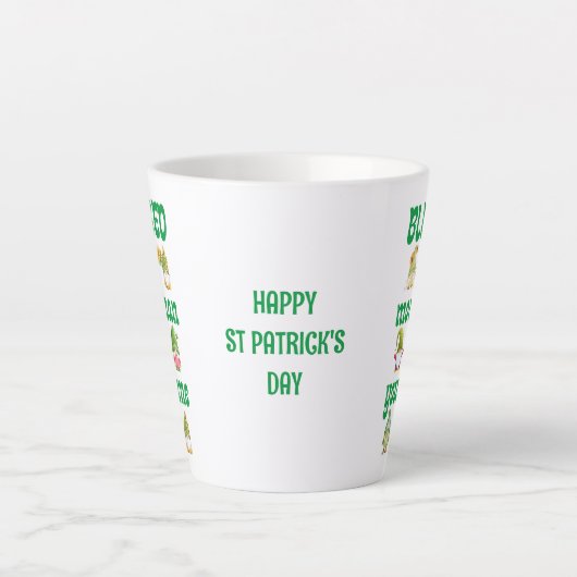 St Patrick's Day Gnomes Milchtasse (Vorderseite)