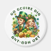 St Patrick's Day | Go gcuire Dia an t-ádh ort Magnet (Vorne)