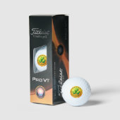 St Patrick's Day - Gold Coin Golfball (Verpackung)