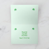 St. Patrick's Day Gold Fieber Karte (Innenseite)