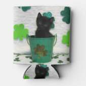 St. Patrick's Day Gold - Katze / Kitten Dosenkühler (Vorderseite)