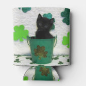 St. Patrick's Day Gold - Katze / Kitten Dosenkühler (Rückseite)