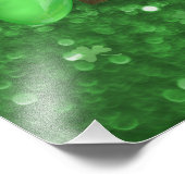 St. Patrick's Day Gold Kleeblatt Fotodruck (Ecke)