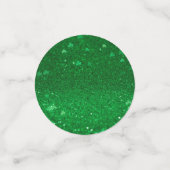 St. Patrick's Day Gold Kleeblatt Konfetti (Klein Vorderseite)