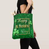 St. Patrick's Day Gold Kleeblatt Tasche (Von Nahem)